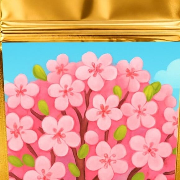 Saco Festa Metalizado Dourado 13x20 Cerejeira
