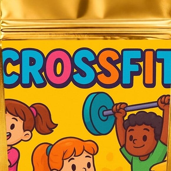Saco Festa Metalizado Dourado 13x20 Crossfit