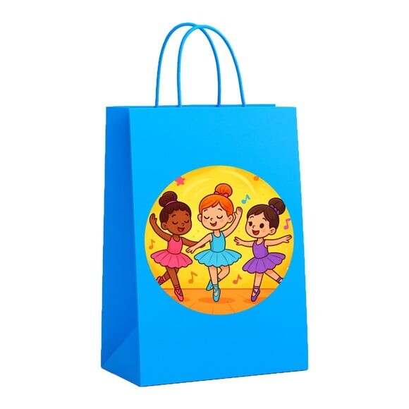 Sacola de Papel Personalizada Infantil Balé