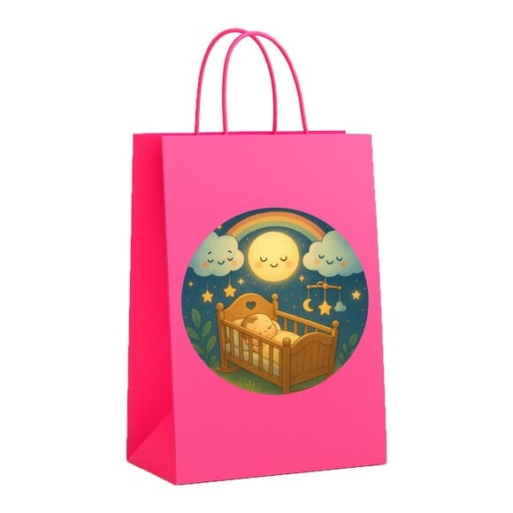 Sacola de Papel Personalizada Infantil Berço Encantado