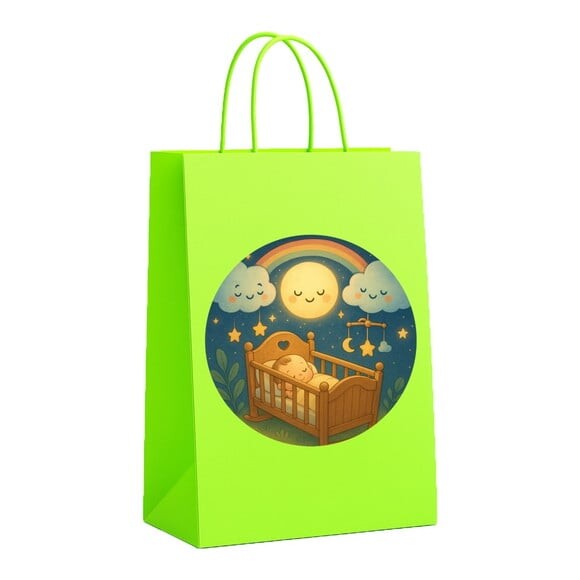 Sacola de Papel Personalizada Infantil Berço Encantado