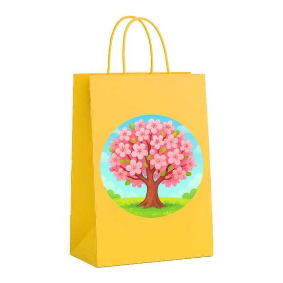 Sacola de Papel Personalizada Infantil Cerejeira