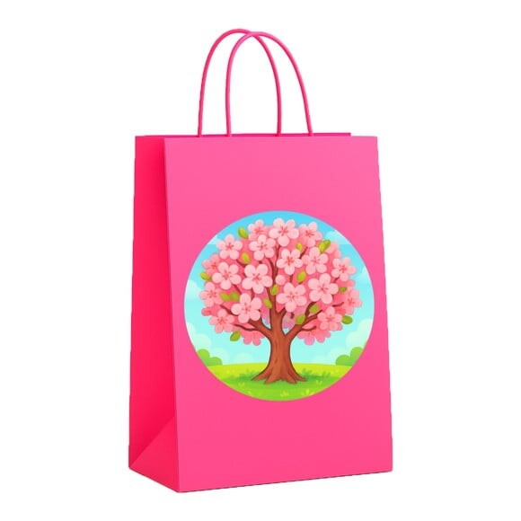 Sacola de Papel Personalizada Infantil Cerejeira