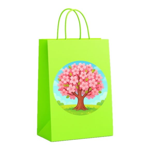Sacola de Papel Personalizada Infantil Cerejeira