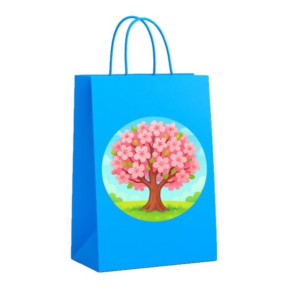 Sacola de Papel Personalizada Infantil Cerejeira