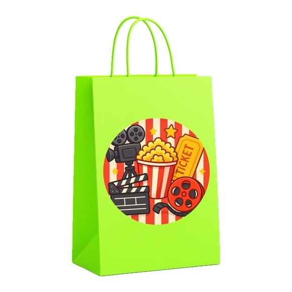 Sacola de Papel Personalizada Infantil Cinema