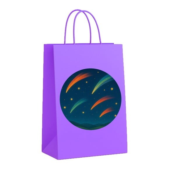 Sacola de Papel Personalizada Infantil Cometas