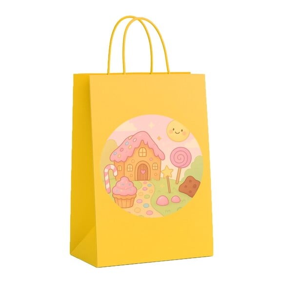 Sacola de Papel Personalizada Infantil Confeitaria Kids