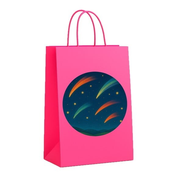 Sacola de Papel Personalizada Infantil Cometas
