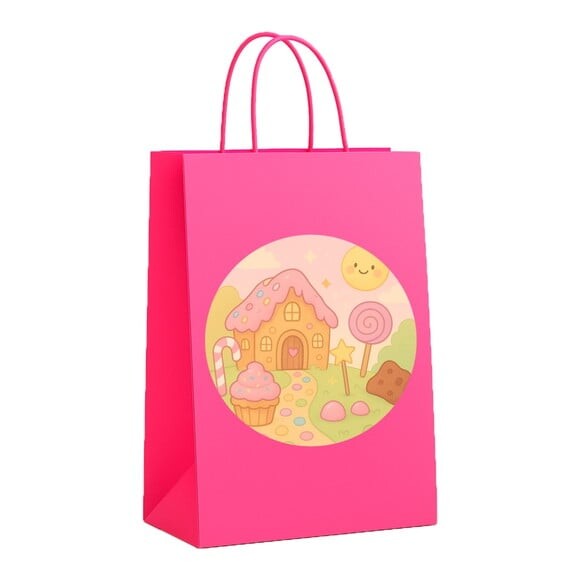 Sacola de Papel Personalizada Infantil Confeitaria Kids