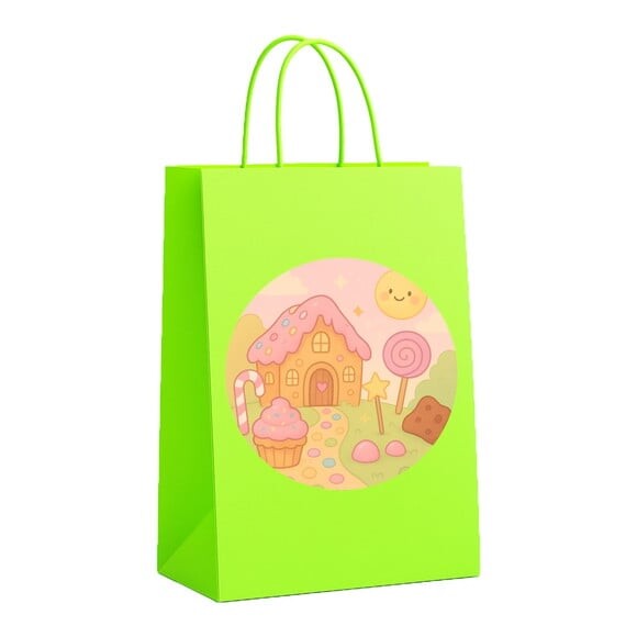 Sacola de Papel Personalizada Infantil Confeitaria Kids