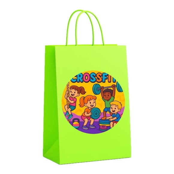 Sacola de Papel Personalizada Infantil Crossfit