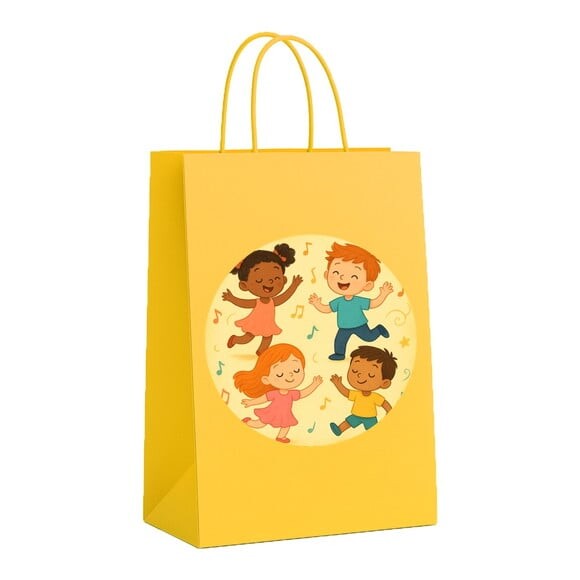 Sacola de Papel Personalizada Infantil Dança