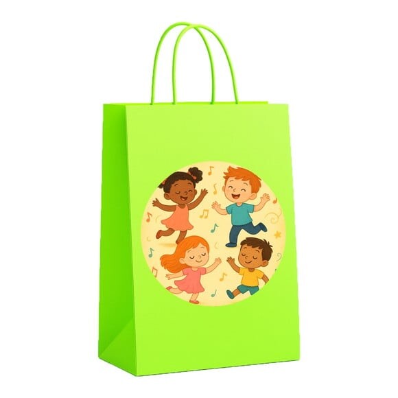 Sacola de Papel Personalizada Infantil Dança