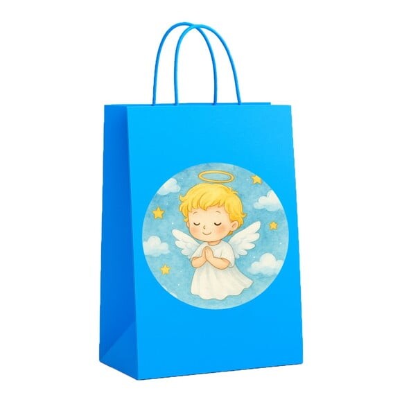 Sacola de Papel Personalizada Infantil Meu Batizado
