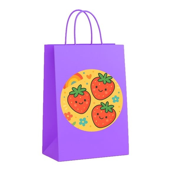 Sacola de Papel Personalizada Infantil Moaranguinhos Fofos