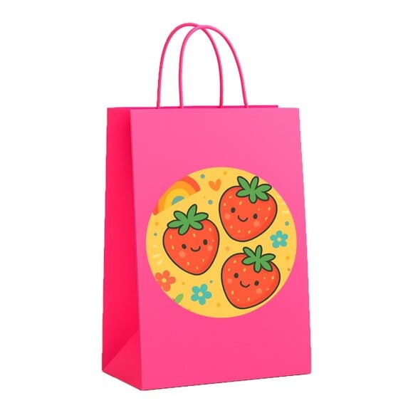 Sacola de Papel Personalizada Infantil Moaranguinhos Fofos