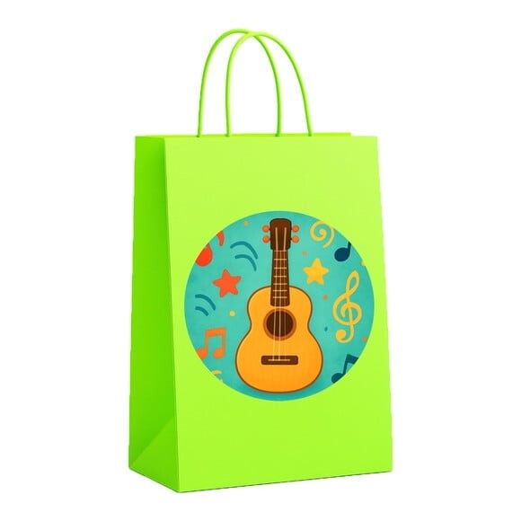Sacola de Papel Personalizada Infantil Violão