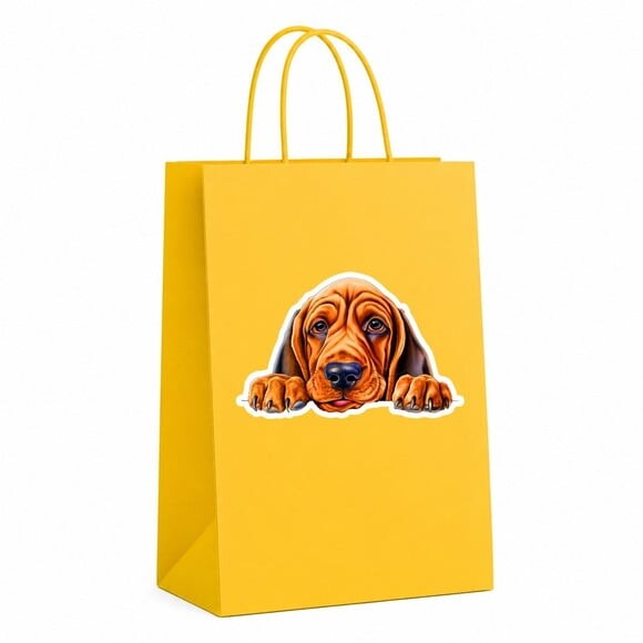 Sacola Papel Festa Raça Cachorro Bloodhound