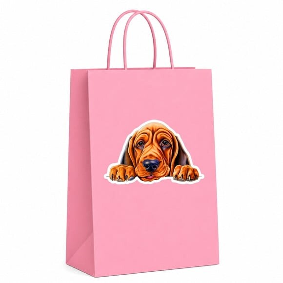 Sacola Papel Festa Raça Cachorro Bloodhound