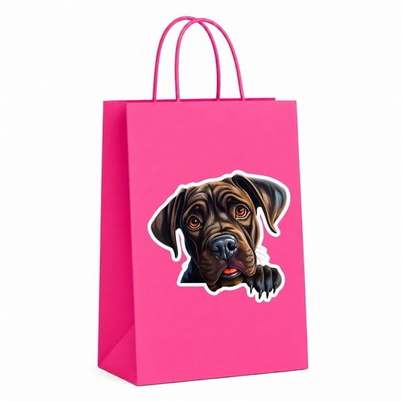Sacola Papel Festa Raça Cachorro Cane Corso