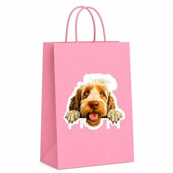 Sacola Papel Festa Raça Cachorro Spinone Italiano