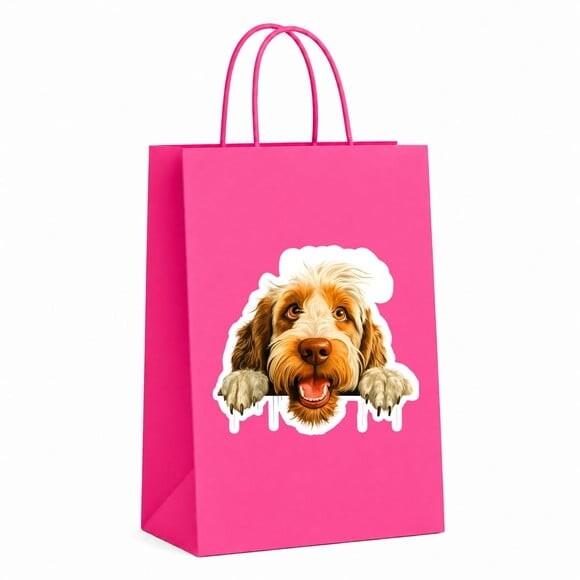 Sacola Papel Festa Raça Cachorro Spinone Italiano