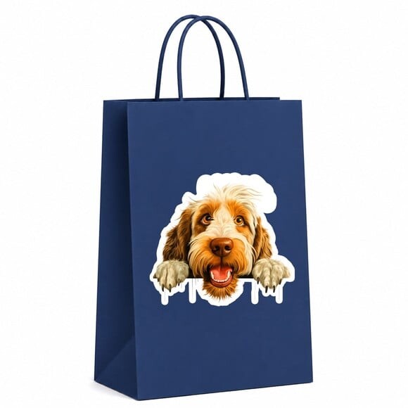 Sacola Papel Festa Raça Cachorro Spinone Italiano