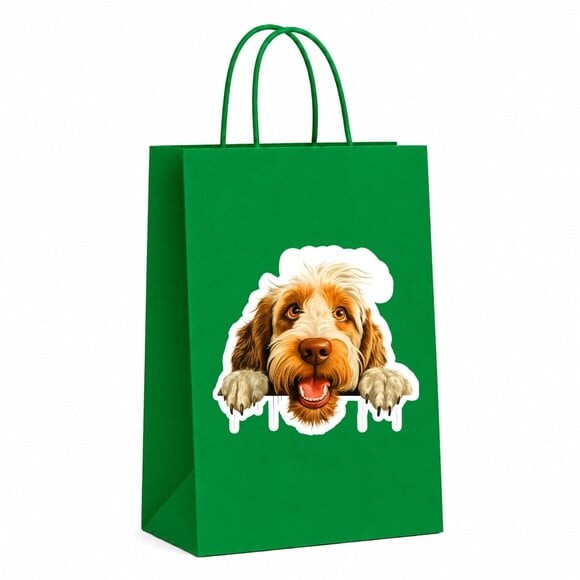 Sacola Papel Festa Raça Cachorro Spinone Italiano