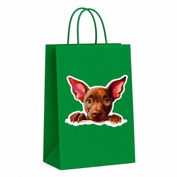 Sacola Papel Festa Raça Cachorro Xoloitzcuintli