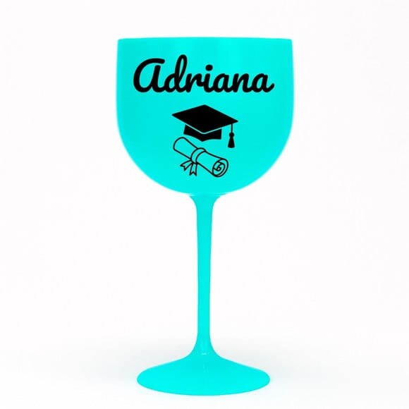 Taça Gin 580ml Formatura Personalizada com Nome Adriana