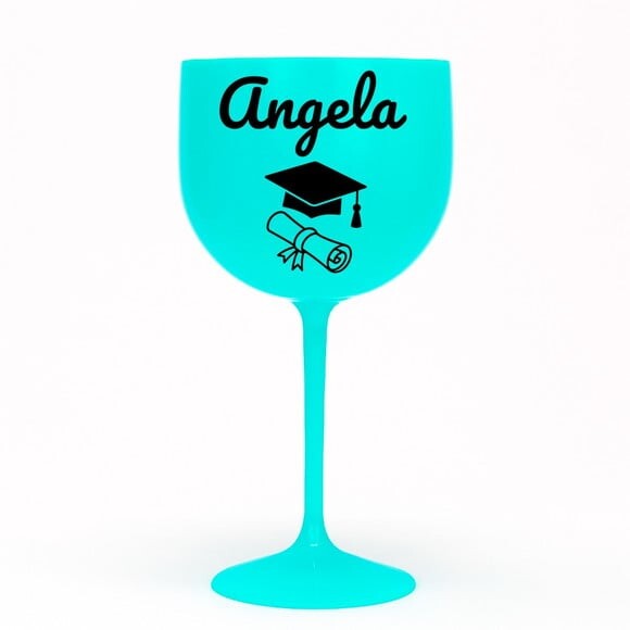 Taça Gin 580ml Formatura Personalizada com Nome Angela