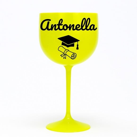 Taça Gin 580ml Formatura Personalizada com Nome Antonella