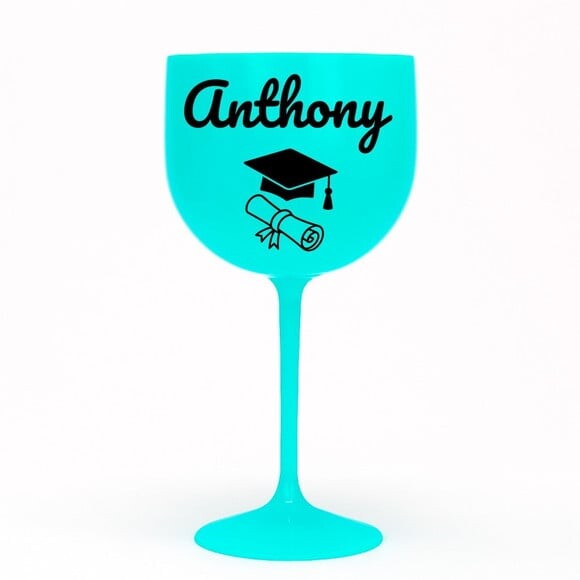 Taça Gin 580ml Formatura Personalizada com Nome Anthony