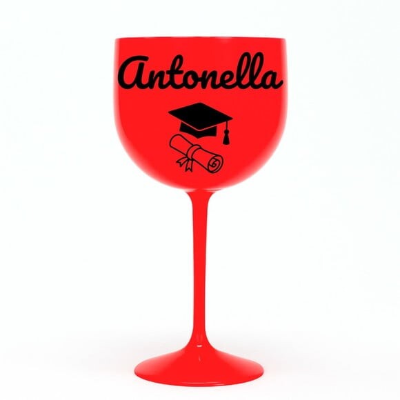 Taça Gin 580ml Formatura Personalizada com Nome Antonella