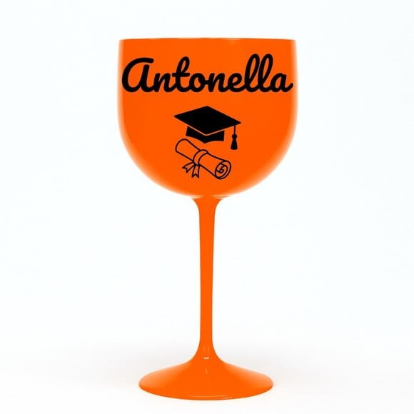 Taça Gin 580ml Formatura Personalizada com Nome Antonella