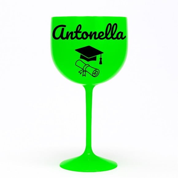 Taça Gin 580ml Formatura Personalizada com Nome Antonella