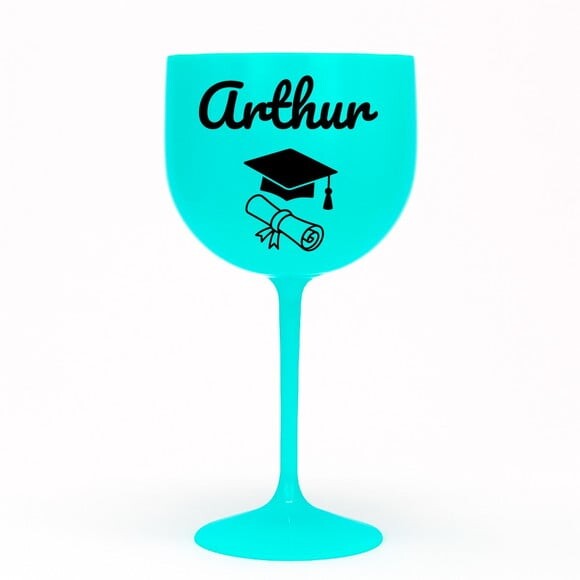 Taça Gin 580ml Formatura Personalizada com Nome Arthur