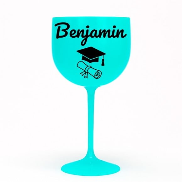Taça Gin 580ml Formatura Personalizada com Nome Benjamin
