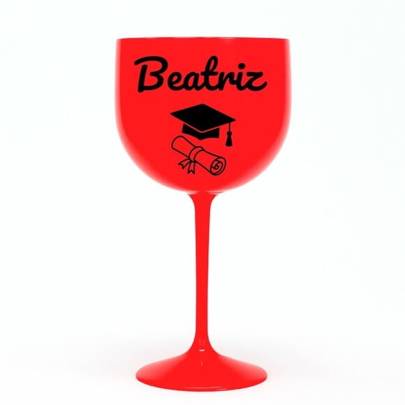 Taça Gin 580ml Formatura Personalizada com Nome Beatriz