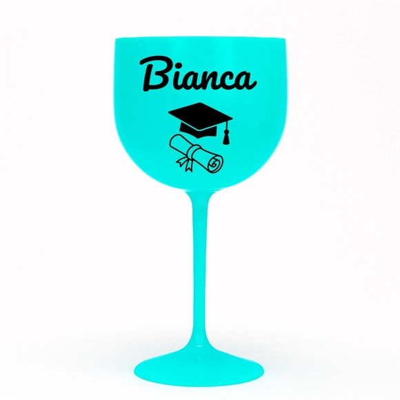 Taça Gin 580ml Formatura Personalizada com Nome Bianca