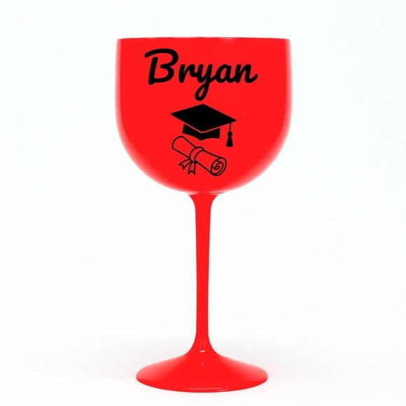 Taça Gin 580ml Formatura Personalizada com Nome Bryan