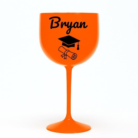 Taça Gin 580ml Formatura Personalizada com Nome Bryan