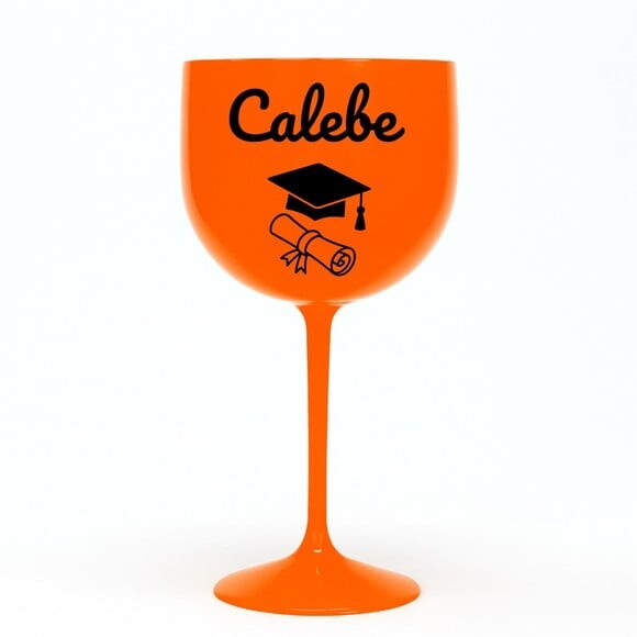 Taça Gin 580ml Formatura Personalizada com Nome Calebe