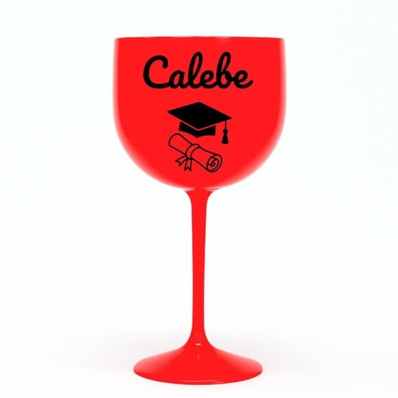 Taça Gin 580ml Formatura Personalizada com Nome Calebe
