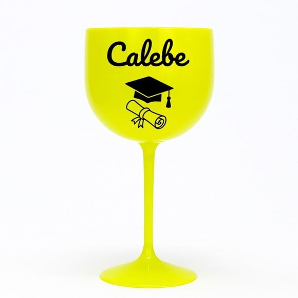 Taça Gin 580ml Formatura Personalizada com Nome Calebe