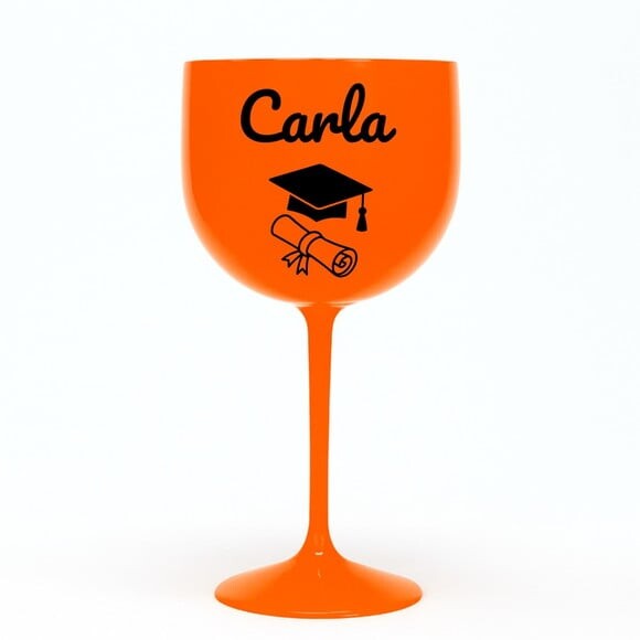 Taça Gin 580ml Formatura Personalizada com Nome Carla