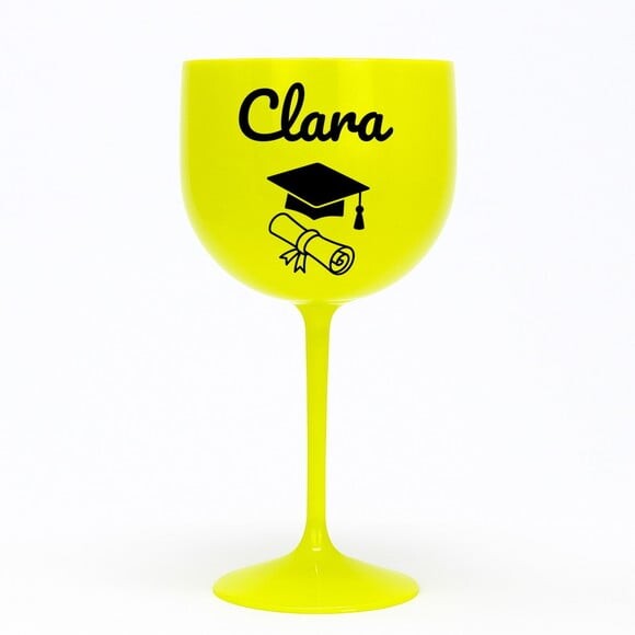 Taça Gin 580ml Formatura Personalizada com Nome Clara