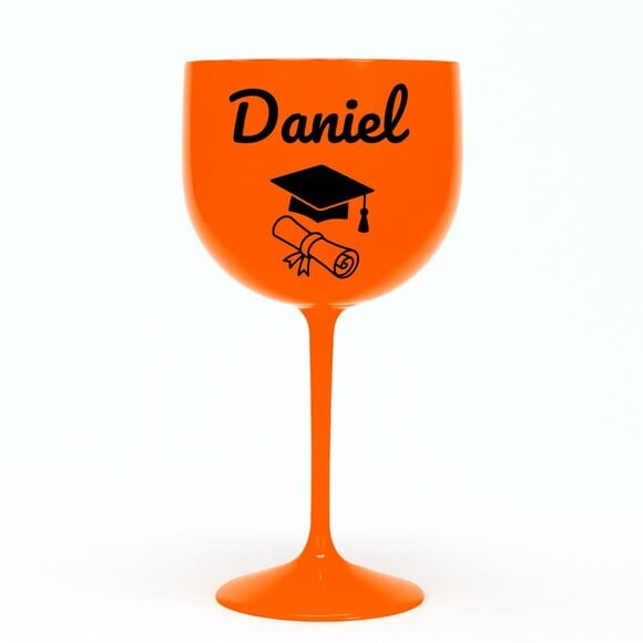 Taça Gin 580ml Formatura Personalizada com Nome Daniel