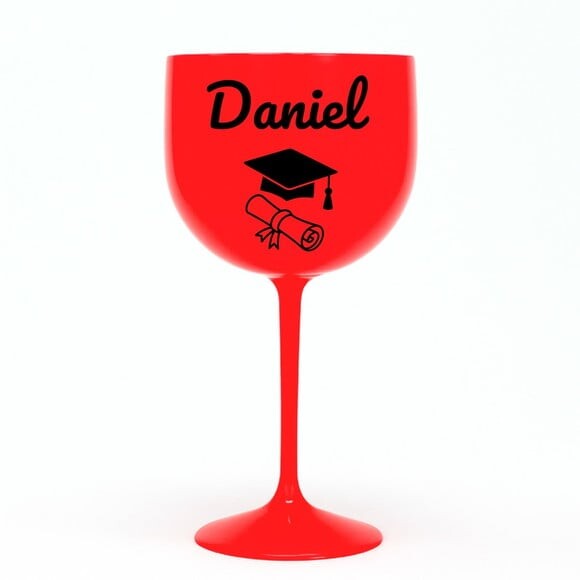 Taça Gin 580ml Formatura Personalizada com Nome Daniel